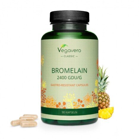 Vegavero Bromelain, 500 mg, 90 Capsule